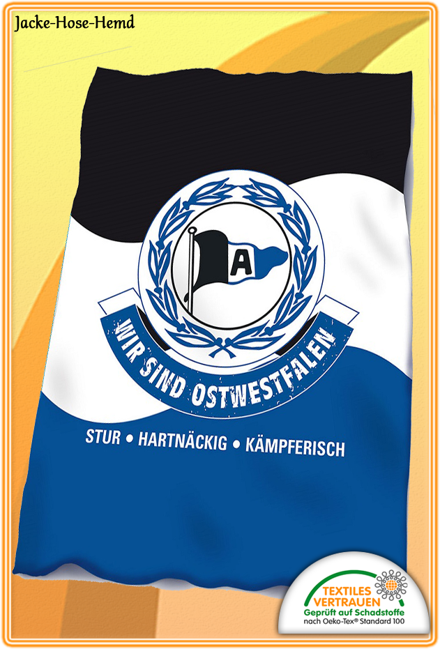 Arminia Bielefeld Decke Fahne
