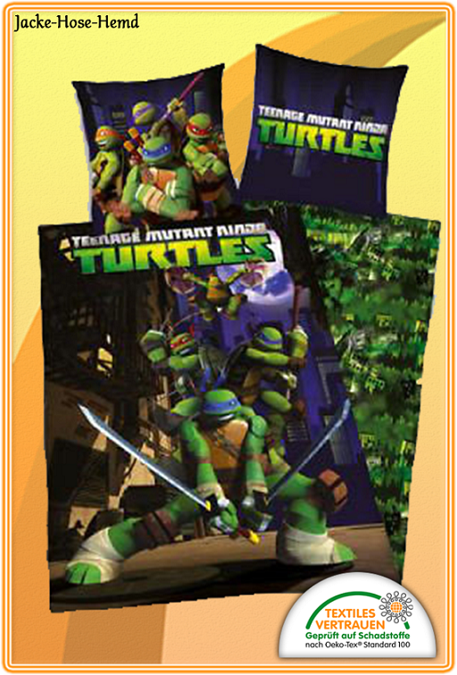 Bettwäsche  Ninja Turtles