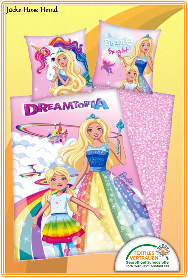 Bettwäsche Barbie Dreamtopia