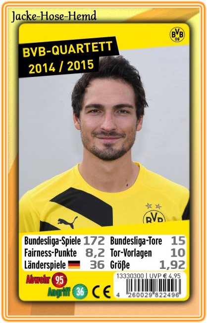 Kartenspiel Borussia Dortmund