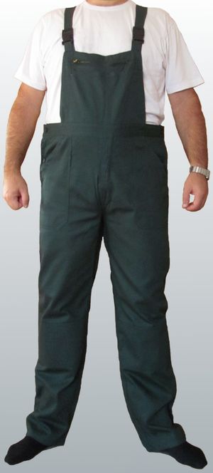 Waldarbeiter Latzhose in grün