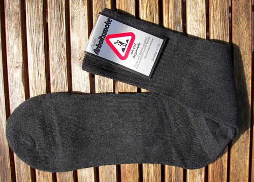 Arbeitssocken in Übergröße