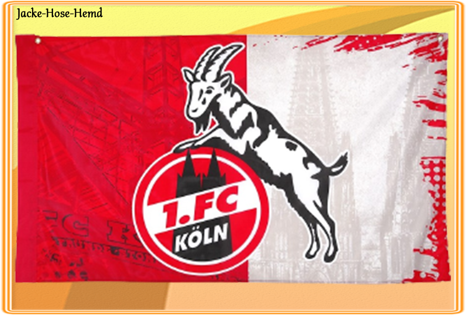 1. FC Köln Zimmerfahne