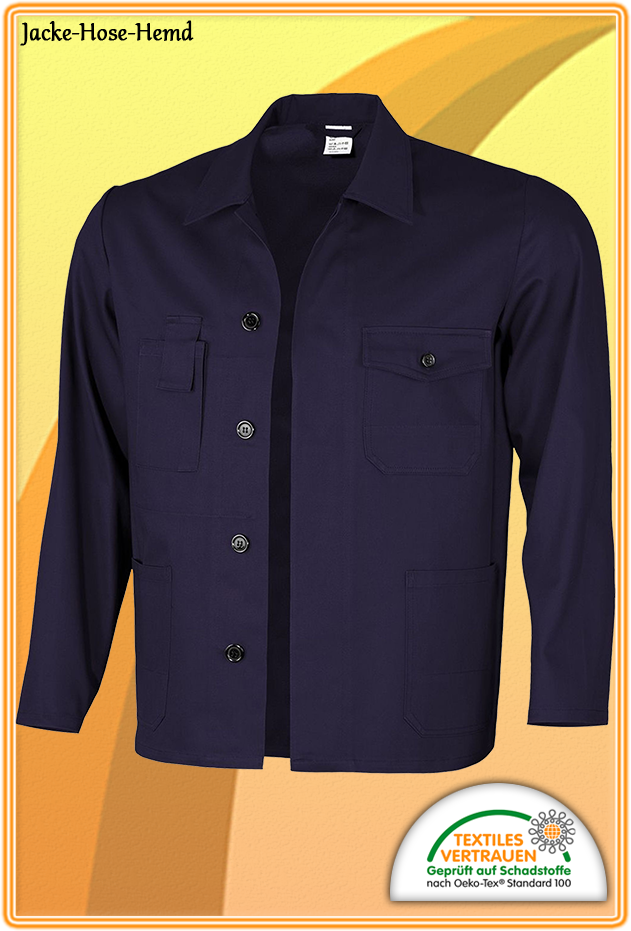 Arbeitsjacke Blau Normalgröße