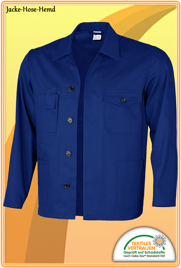 Arbeitsjacke in Kornblau