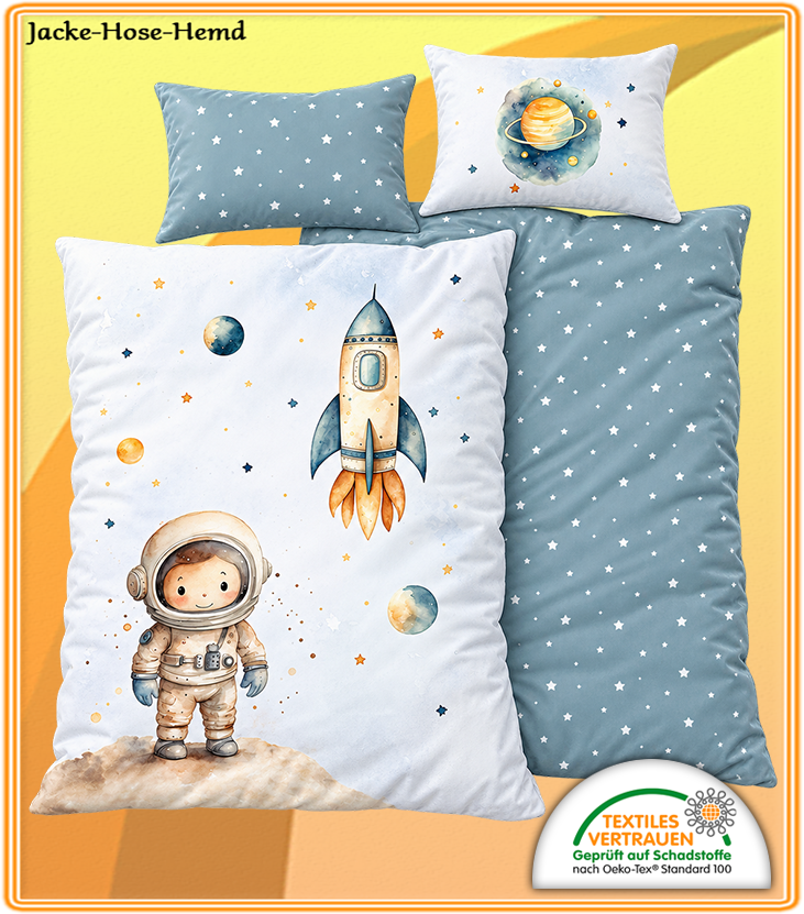 Astronaut Bettwäsche Astronaut Bettwäsche