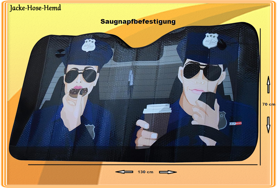 Auto Sonnenschutz Polizei Auto Sonnenschutz Polizei