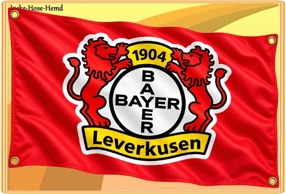 Bayer 04 Leverkusen Fahne Bayer 04 Leverkusen Fahne