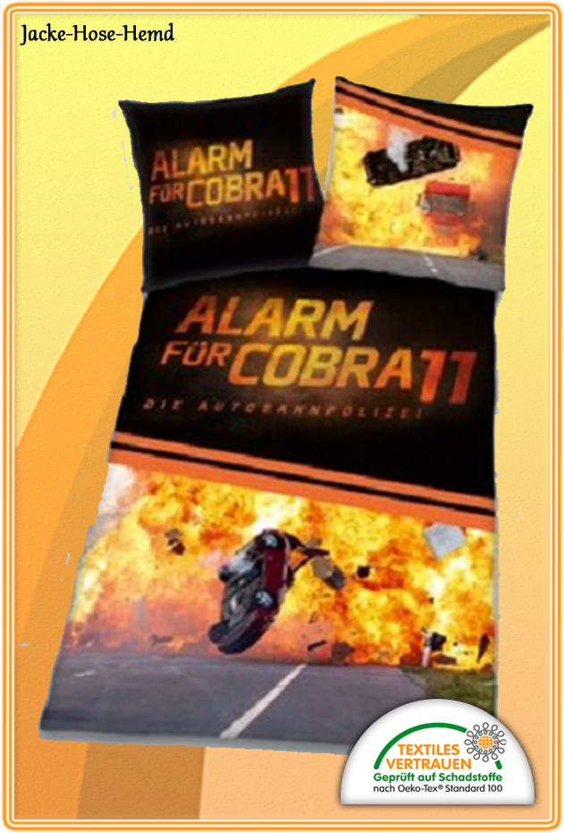 Bettwäsche Alarm für Cobra 11