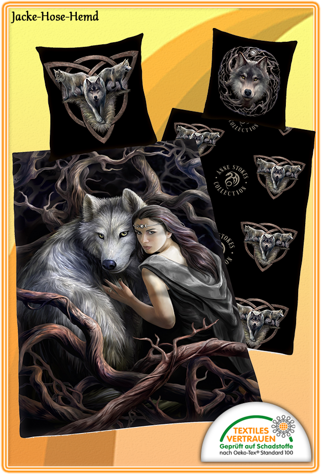 Anne Stokes Wolf Bettwäsche