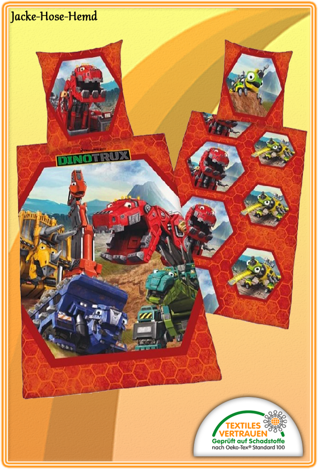 Bettwäsche Dinotrux 