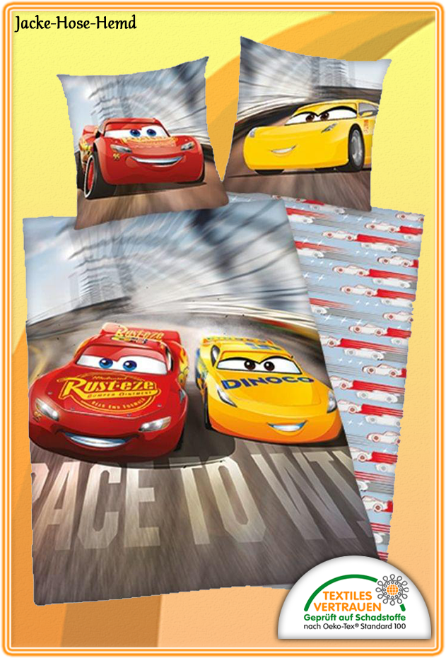 Bettwäsche Disney's Cars 3