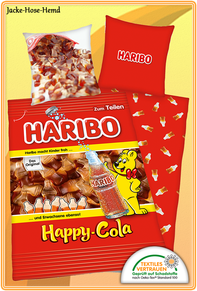 Bettwäsche Haribo Happy Cola