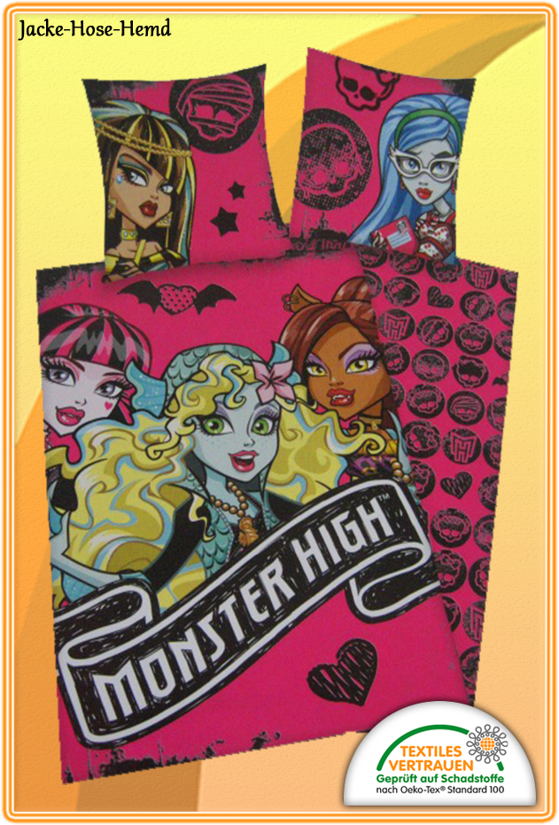 Bettwäsche Monster High 