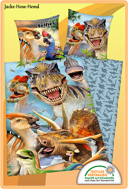 Bettwäsche Selfies Dinos Bettwäsche Selfies Dinos