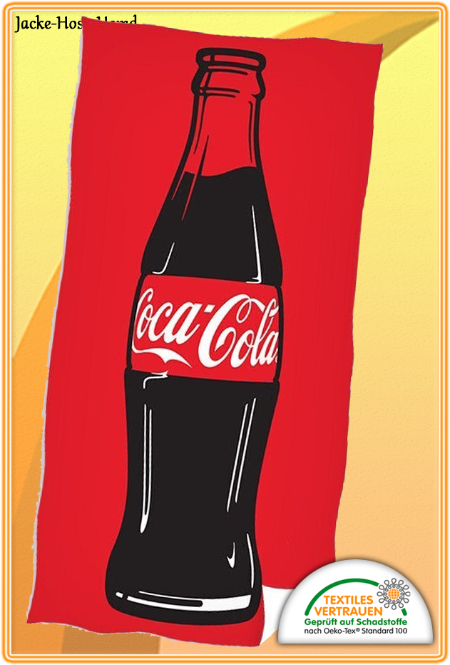 Coca Cola Badetuch