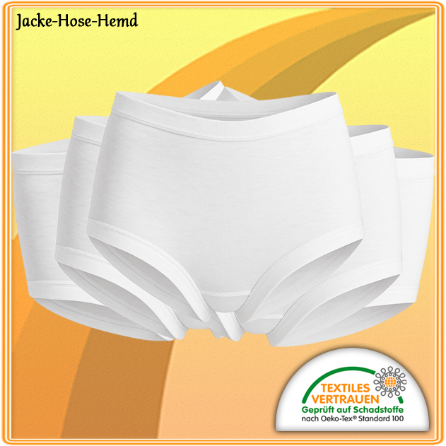 Damen-Slip Weiß 38 bis 64 Damen-Slip Weiß 38 bis 64