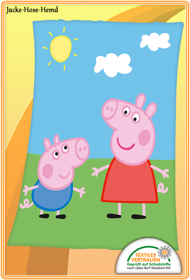 Decke Peppa Pig Wutz