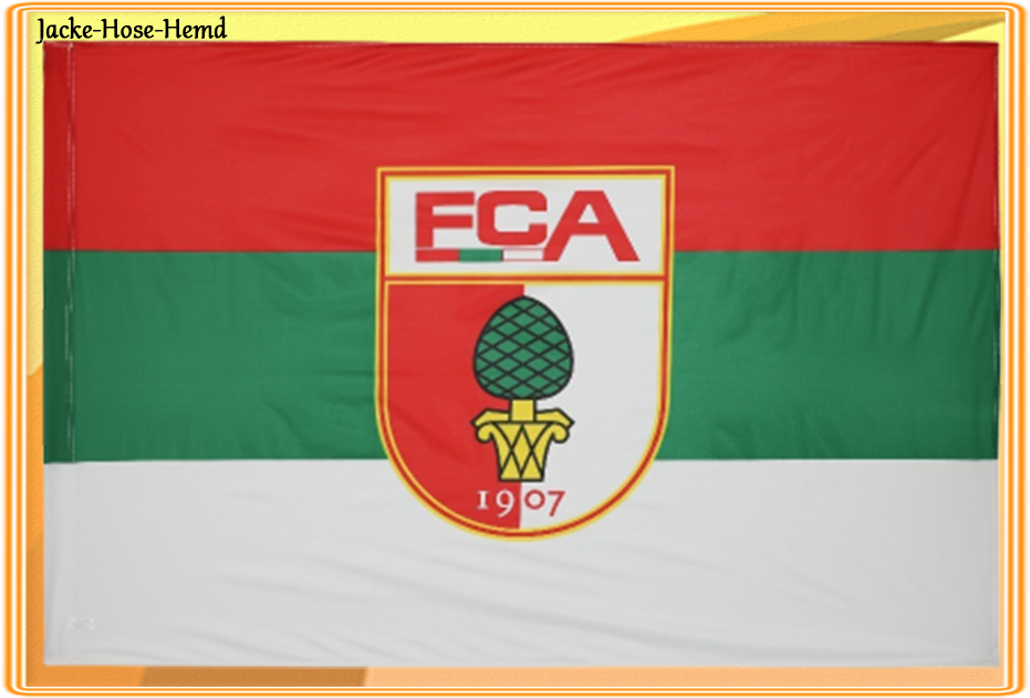 FC Augsburg Stockfahne