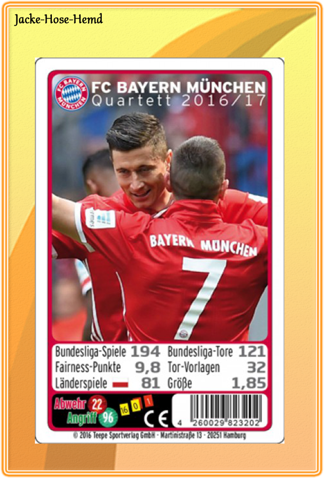 FC Bayern München Quartett 