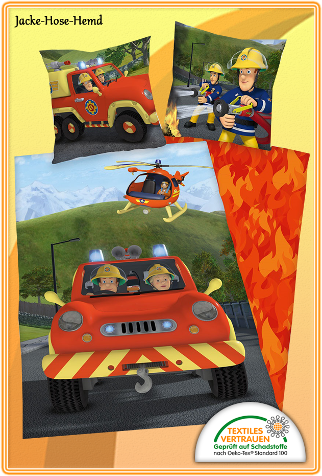 Feuerwehrmann SAM Bettwäsche