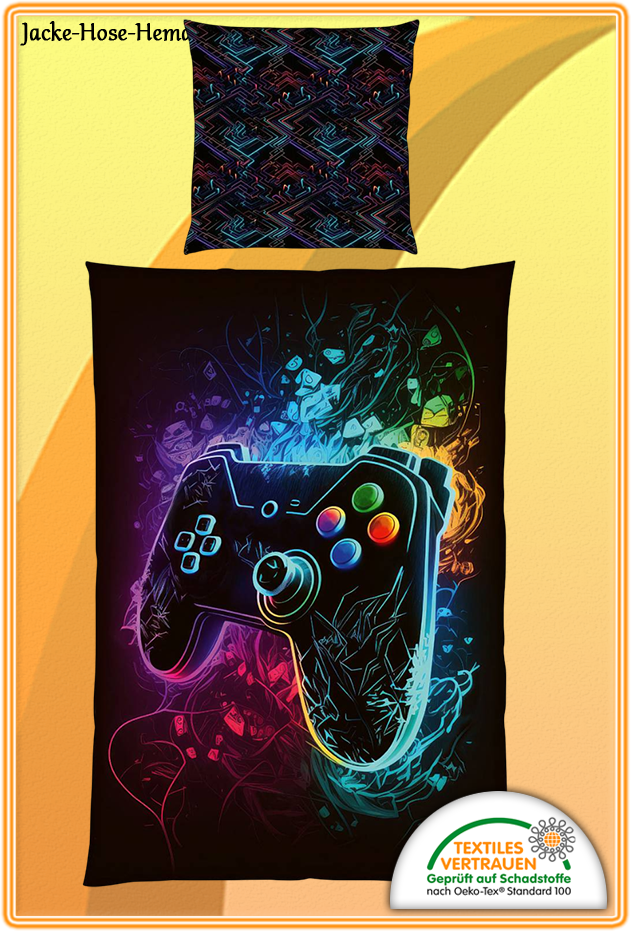 Gaming-Controller Bettwäsche