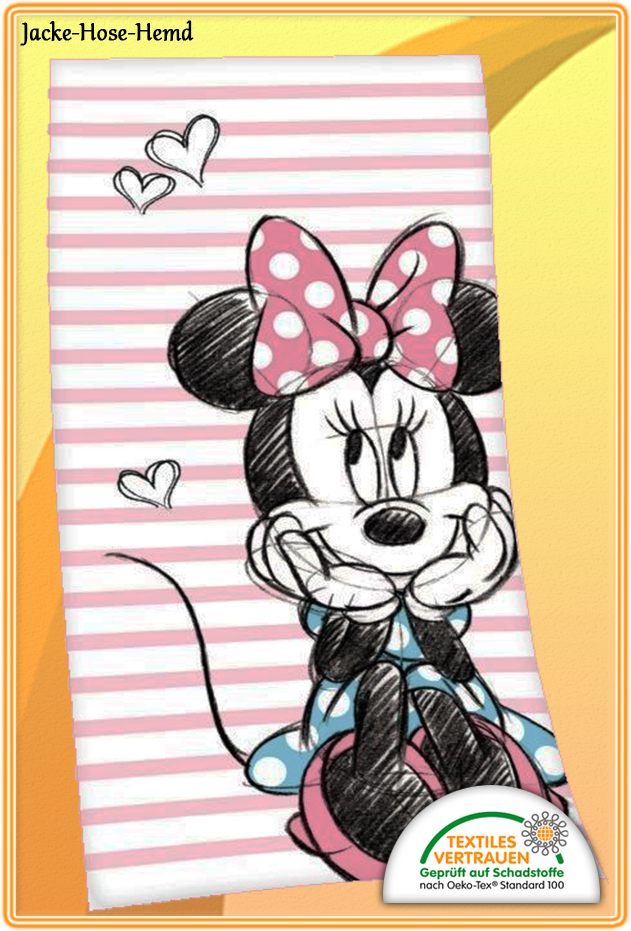 Handtuch Minnie Mouse bei uns im Online-Shop günstig bestellen bzw