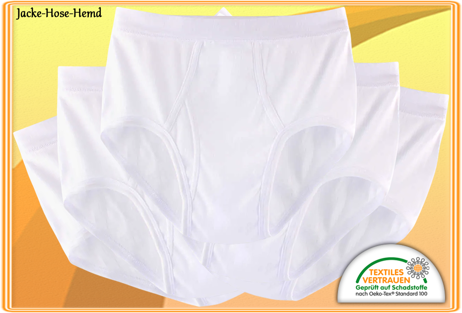 Herren-Slip Weiß 5 bis 16 Herren-Slip Weiß 5 bis 16