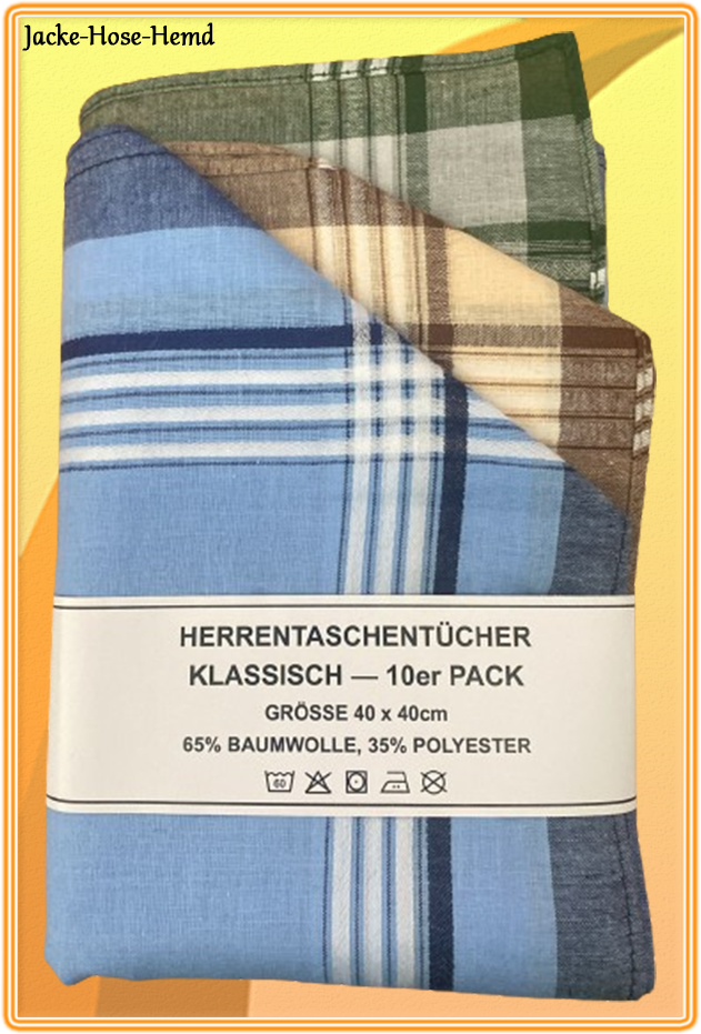 Herren-Taschentücher - Hell