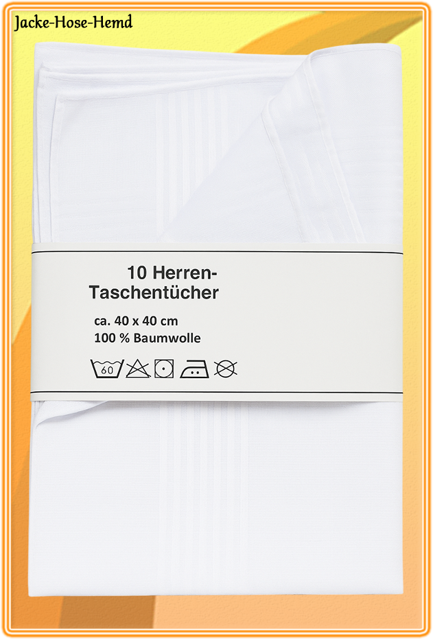 Herren-Taschentücher - Weiß