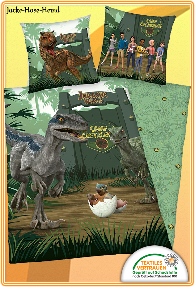 Jurassic World Camp Bettwäsche