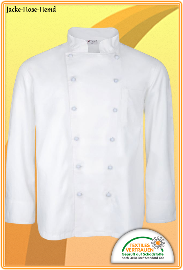 Kochjacke S bis 5XL
