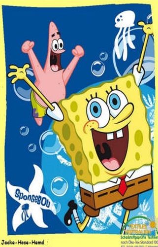 Kuscheldecke Spongebob