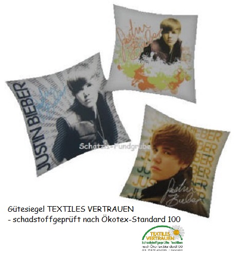 Kuschelkissen Justin Bieber