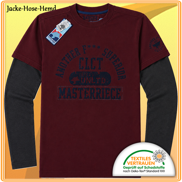Langarmshirt MasterPiece Rot Langarmshirt MasterPiece Rot