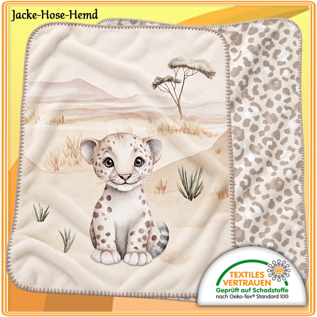 Leopard Decke