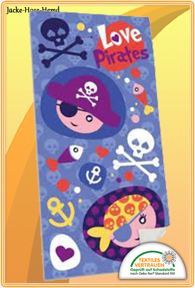 Love Piraten Badetuch Love Piraten Badetuch