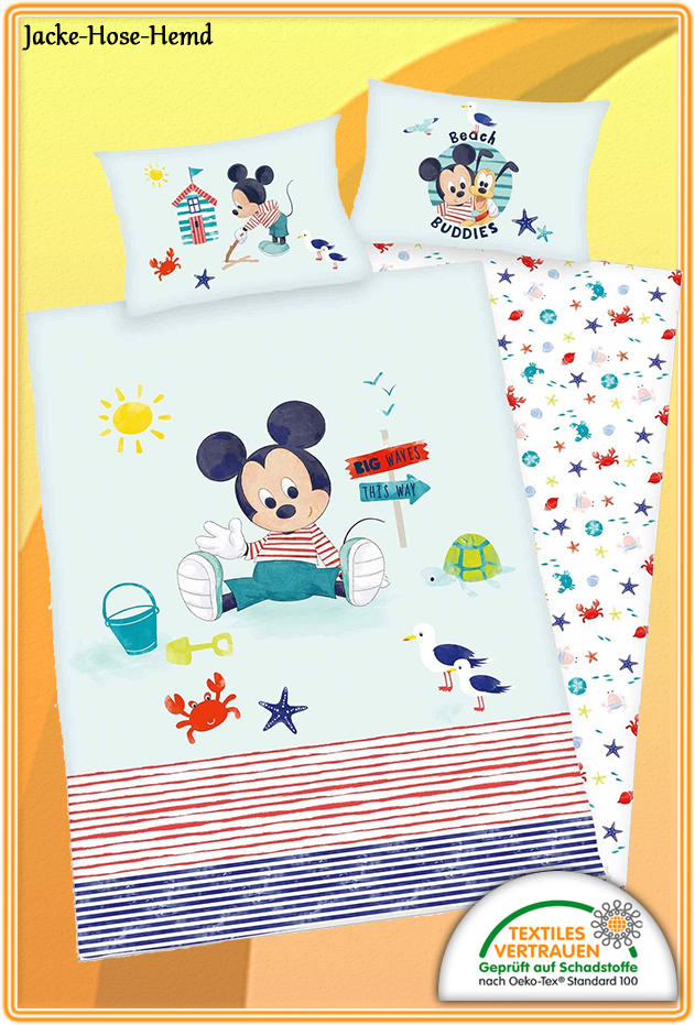 Mickey Mouse Babybettwäsche