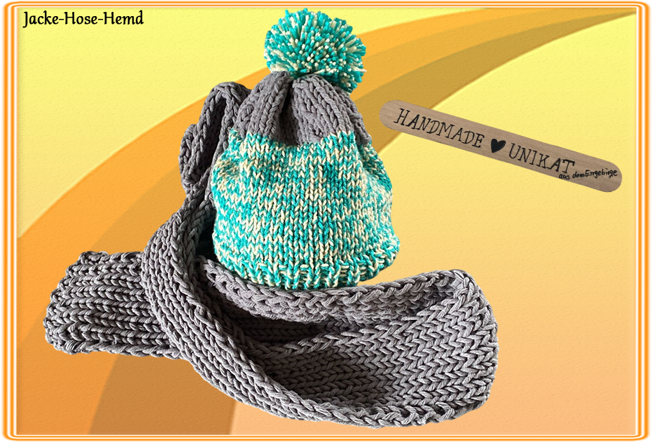 Mütze Schal Grau 2er Set Mütze Schal Grau 2er Set