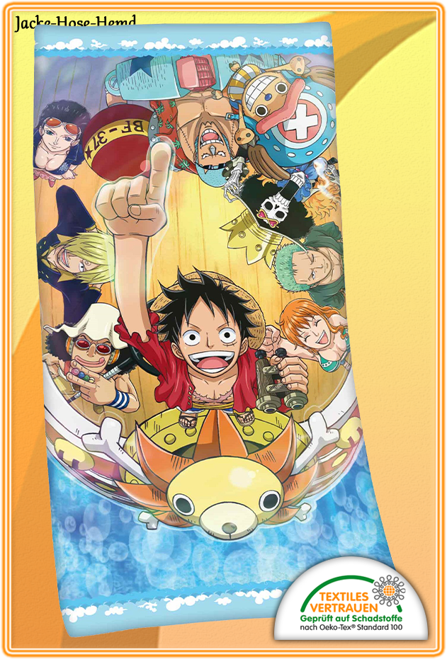 One Piece Piraten Badetuch