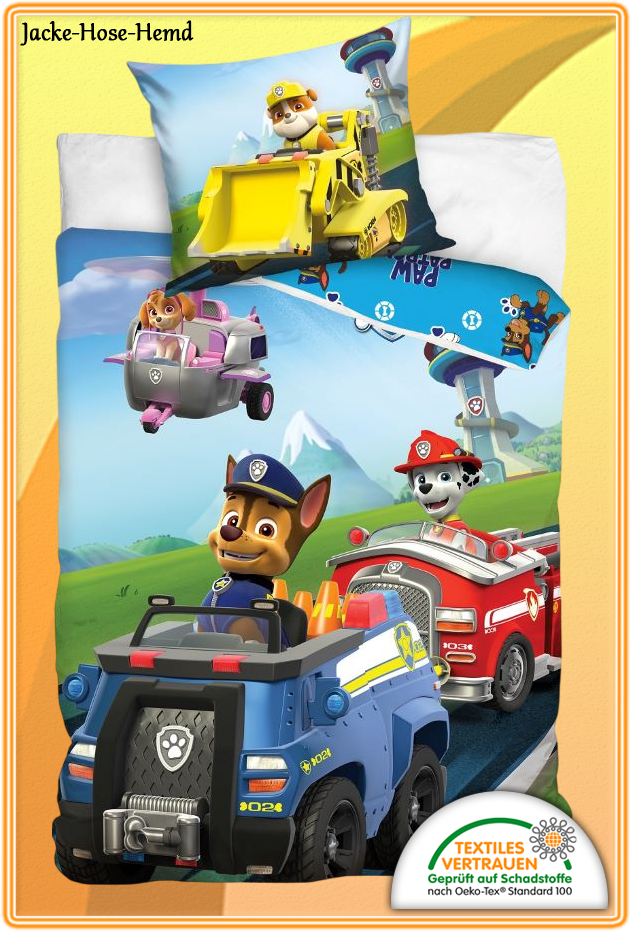 Paw Patrol Bettwäsche 