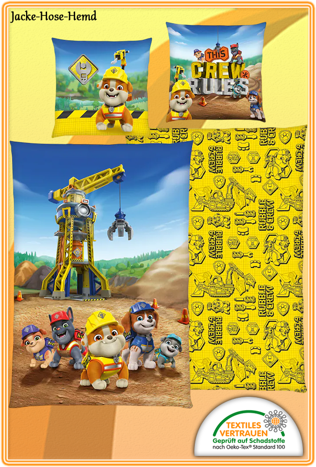 Paw Patrol Bettwäsche Crew