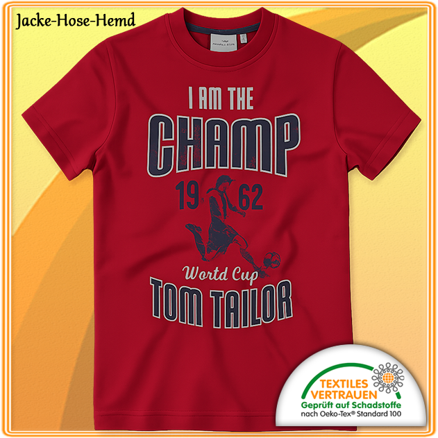 Shirt Tom Tailer Rot Champ